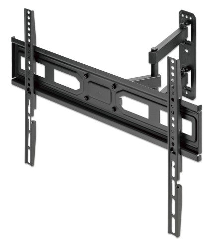 Manhattan Wall Mount for TV & Monitors (Full Motion), For screens 32" to 65", VESA compatability: all between 100x100mm and 600x400mm - check the dimensions of the four mounting holes on back of screen to ensure it fits, Max 35kg, Black, Bracket, Lifetime