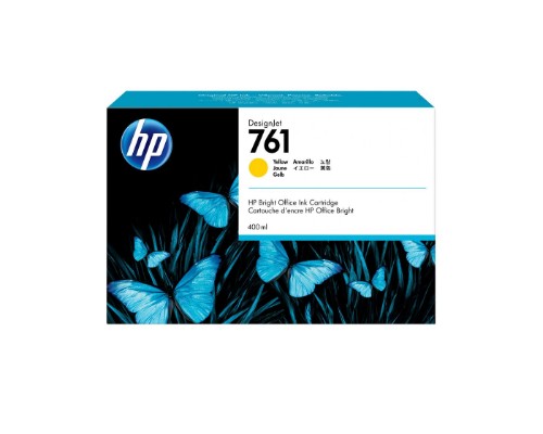 HP CM992A/761 Ink cartridge yellow 400ml for HP DesignJet T 7100/7200