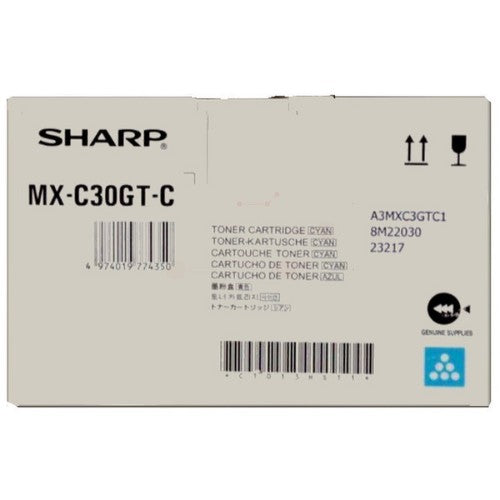 Sharp MXC-30GTC Toner-kit cyan, 6K pages ISO/IEC 19752 for Sharp MX-C 250 F