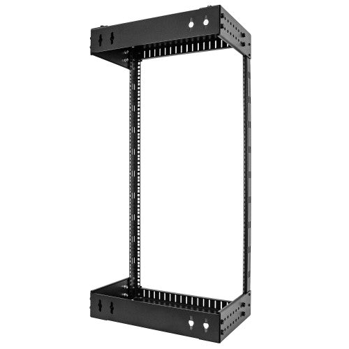 StarTech.com 21U 19" Wall Mount Network Rack - Adjustable Depth 12-20" 2 Post Open Frame Server Room Rack for AV/Data/ IT Communication/Computer Equipment/Switch w/Cage Nuts & Screws