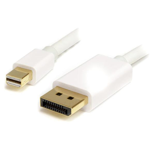 StarTech.com 2m (6ft) Mini DisplayPort to DisplayPort 1.2 Cable - 4K x 2K UHD Mini DisplayPort to DisplayPort Adapter Cable - Mini DP to DP Cable for Monitor - mDP to DP Converter Cord