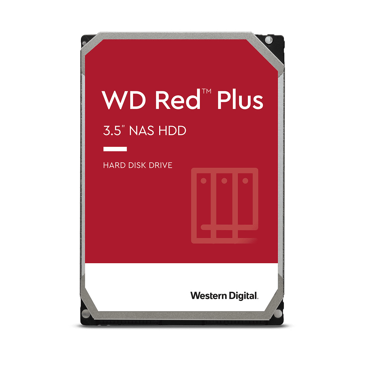 Western Digital WD Red Plus internal hard drive 12 TB 7200 RPM 3.5" Serial ATA III