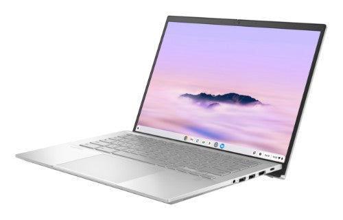 ASUS Chromebook Plus Enterprise CX54 CX5403CMA-QM0381 Intel Core Ultra 7 155U 35.6 cm (14") Touchscreen WQXGA 8 GB LPDDR5x-SDRAM 512 GB SSD Wi-Fi 6E (802.11ax) ChromeOS Silver
