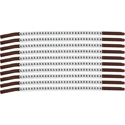 Brady SCN-15-6 cable marker Black, White Nylon 300 pc(s)