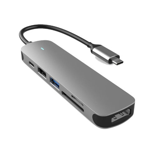PREVO C605A notebook dock/port replicator Wired USB 3.2 Gen 1 (3.1 Gen 1) Type-C Silver