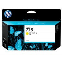 HP F9J65A/728 Ink cartridge yellow 130ml for HP DesignJet T 730/830