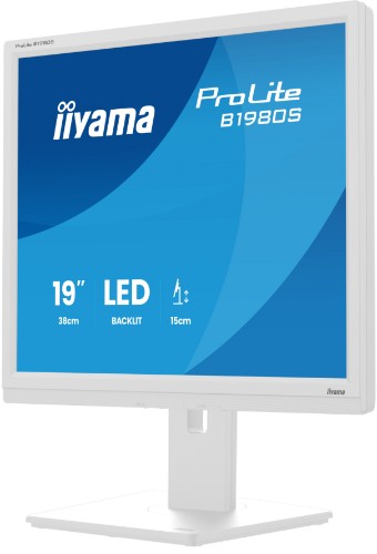 iiyama ProLite The 19’’ B1980S, designed for business, is an impressive LED-backlit monitor with a height adjustable stand