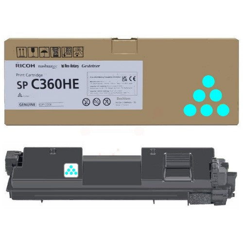 Ricoh 408185/SPC360HE Toner-kit cyan high-capacity, 5K pages ISO/IEC 19752 for Ricoh SP C 360/361