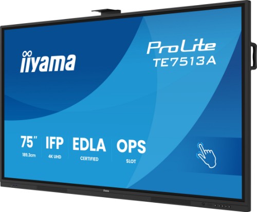 iiyama 75" Google EDLA Certified IFP - Interactive display for seamless integration and collaboration in education and enterprise