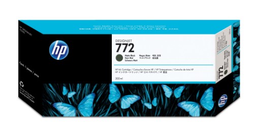 HP CN635A/772 Ink cartridge black matt 300ml for HP DesignJet Z 5200/5400