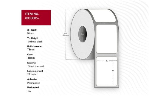 Capture 00000057 printer label White