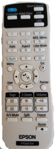 Epson 2181788 remote control IR Wireless Projector Press buttons