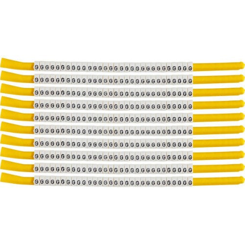 Brady SCN-18-G cable marker Black, White Nylon 300 pc(s)