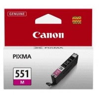 Canon 6510B001/CLI-551M Ink cartridge magenta, 319 pages ISO/IEC 24711 132 Photos 7ml for Canon Pixma IP 8700/IX 6850/MG 5450/MG 6350/MX 725