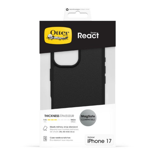 OtterBox React MagSafe Series for Apple iPhone 17, black