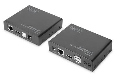Digitus 4K HDMI HDBaseT™ 2.0 KVM extender set, 100 m