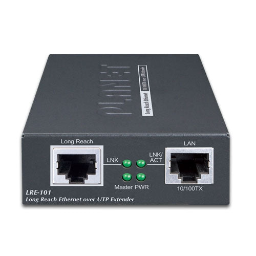 PLANET LRE-101 network extender Network transmitter & receiver Black 10, 300 Mbit/s