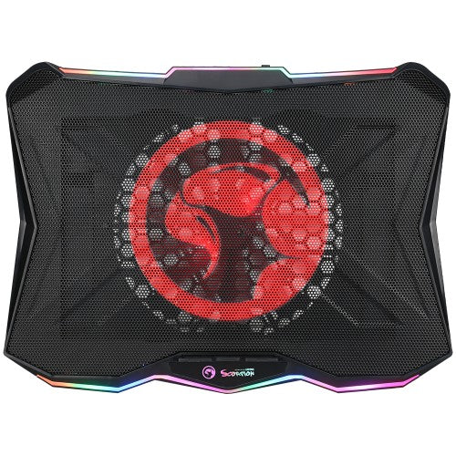 Marvo FN-40 laptop cooling pad 43.2 cm (17") Black, Red