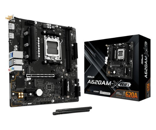 Asrock A620AM-X WiFi AMD A620A Socket AM5 micro ATX