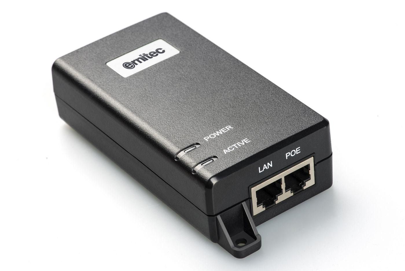 Ernitec ELECTRA-P2-60W-1 PoE adapter Fast Ethernet, Gigabit Ethernet 52 V