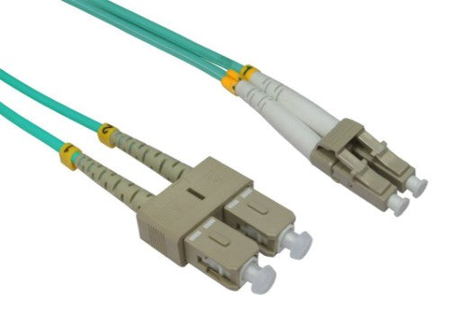 Cables Direct FB3M-LCSC-020D InfiniBand/fibre optic cable 2 m LC SC Aqua colour