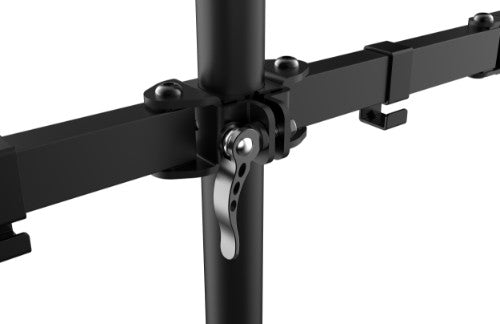 Vision VFM-DPD2B monitor mount / stand 68.6 cm (27") Black Desk