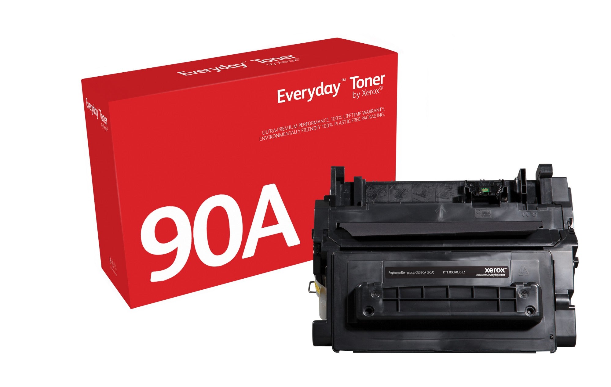 Xerox 006R03632 Toner cartridge black, 10K pages (replaces HP 90A/CE390A) for HP LaserJet M 4555/601/602