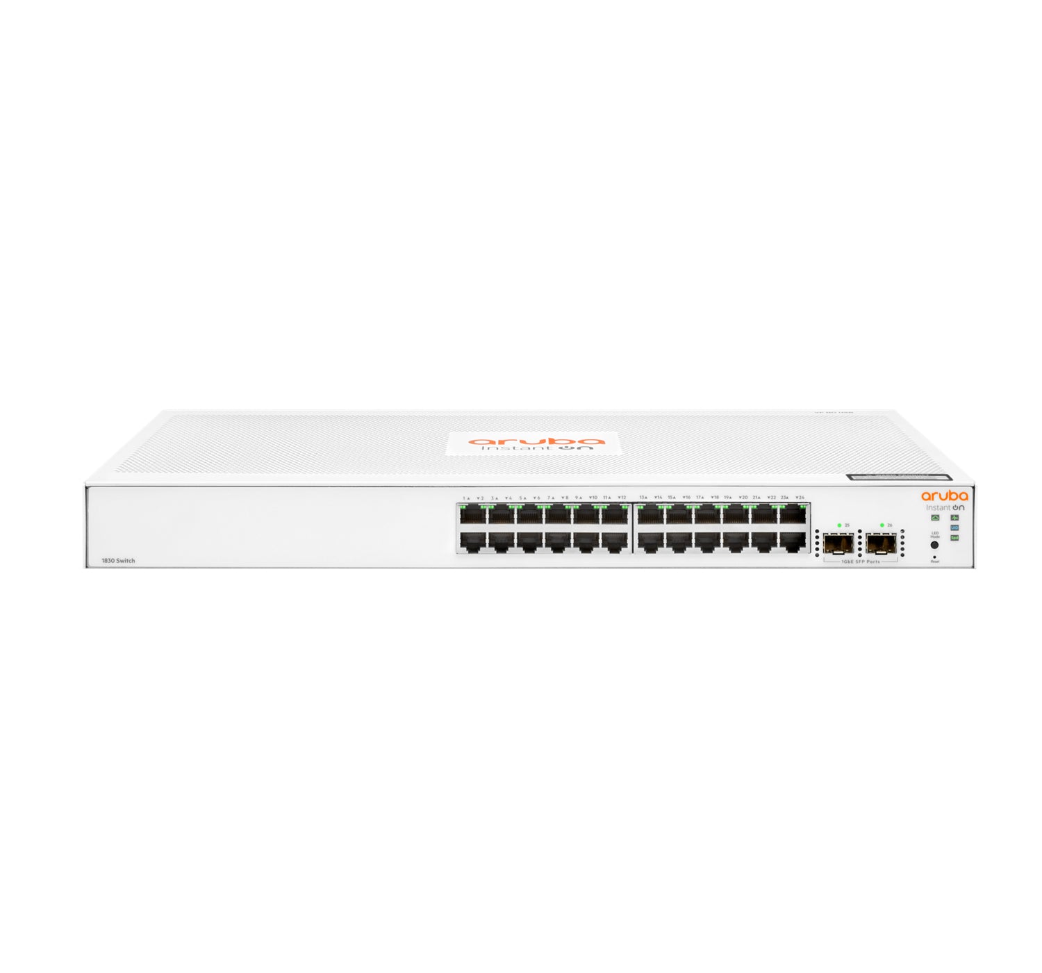 HPE Aruba Networking Aruba Instant On 1830 24G 2SFP (x20) Managed L2 Gigabit Ethernet (10/100/1000) 1U