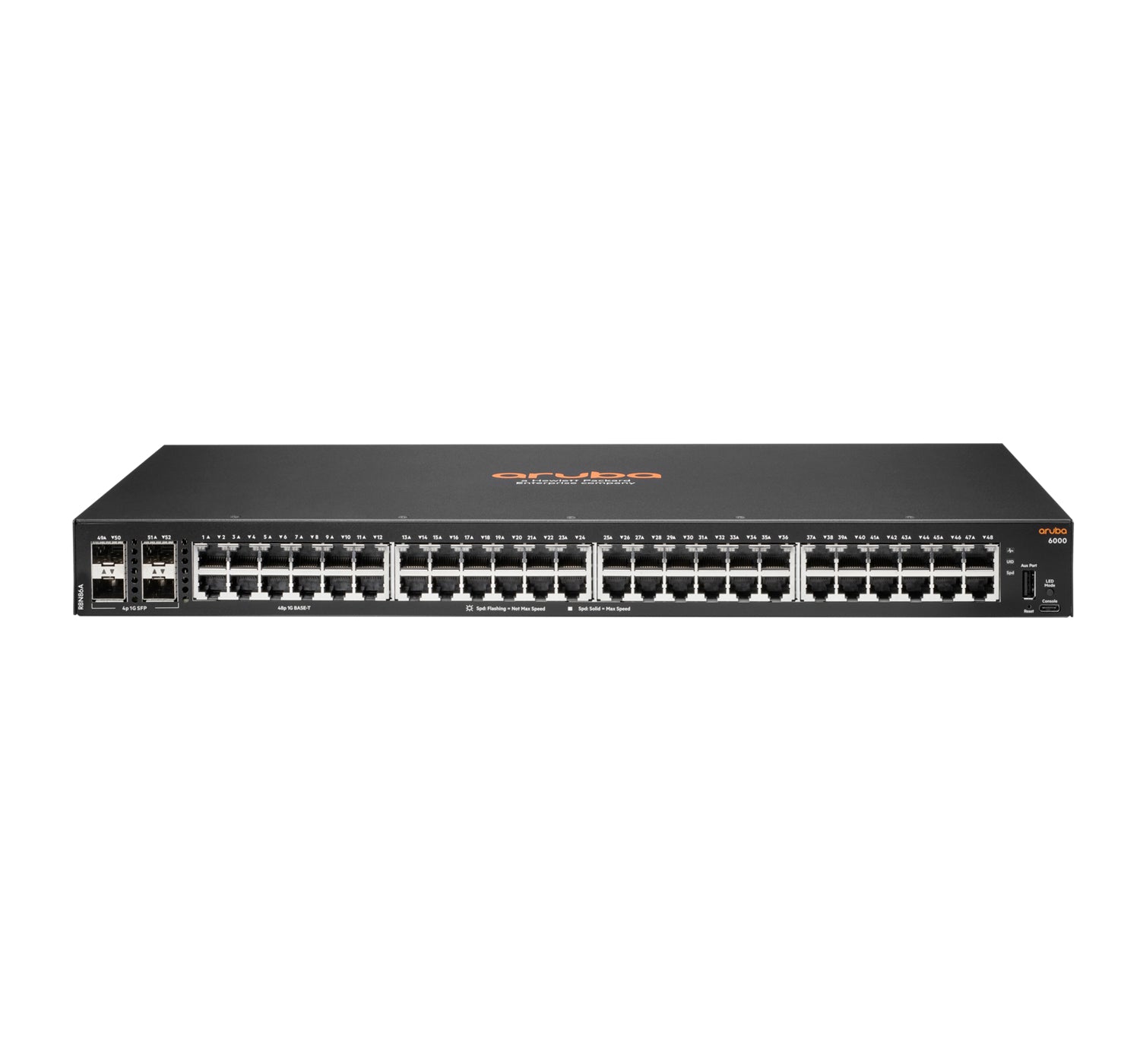 HPE Aruba Networking Aruba 6000 48G 4SFP Managed L3 Gigabit Ethernet (10/100/1000) 1U