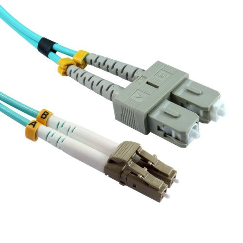 Cables Direct FB4M-LCSC-010D InfiniBand/fibre optic cable 1 m LC SC LC/SC Aqua colour