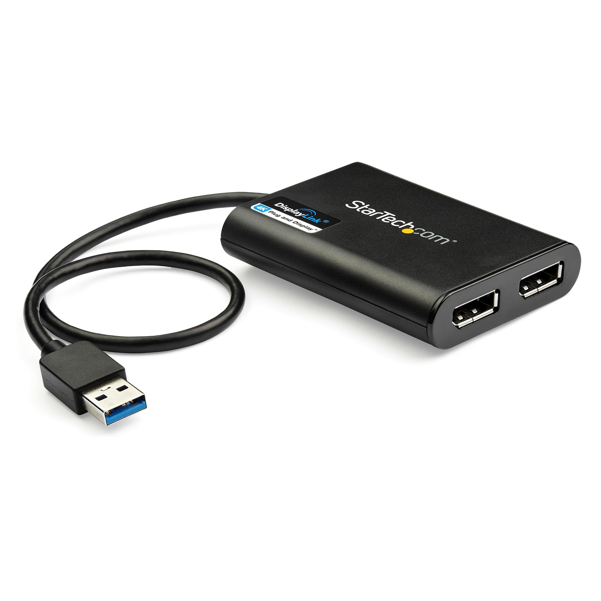 StarTech.com USB 3.0 to Dual DisplayPort Adapter - 4K 60Hz