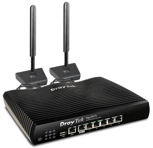 DrayTek Vigor2927L wireless router Gigabit Ethernet 4G Black