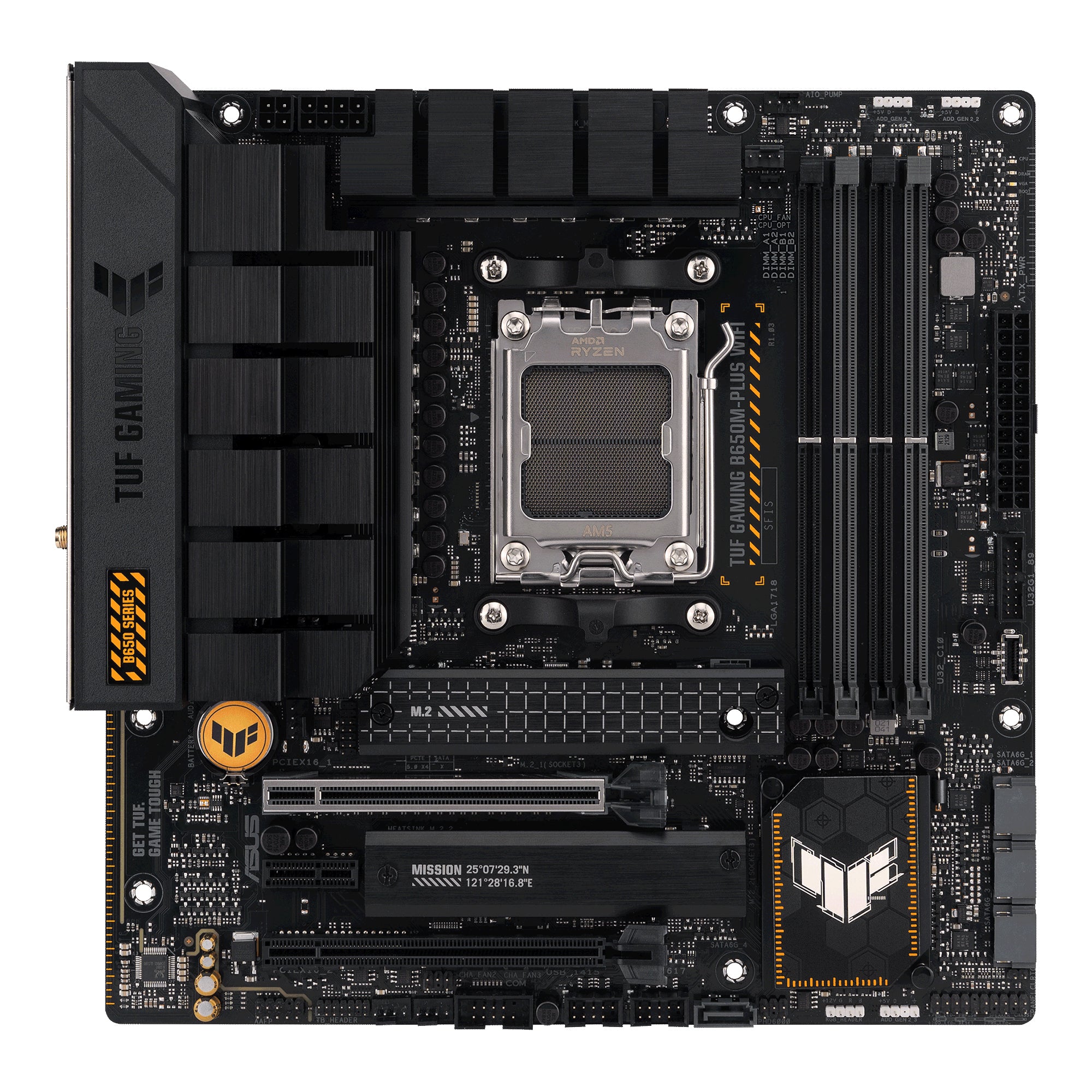 ASUS TUF GAMING B650M-PLUS WIFI AMD B650 Socket AM5 micro ATX