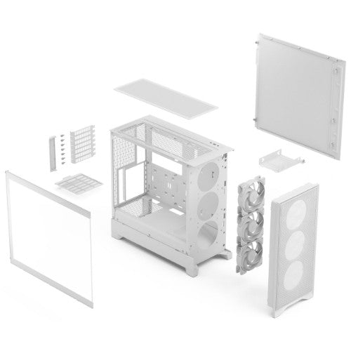 Fractal Design Pop 2 Air White TG RGB Midi Tower