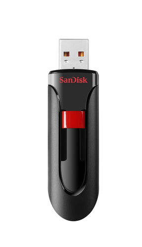 SanDisk Cruzer Glide, 32GB USB flash drive USB Type-A 2.0 Black, Red