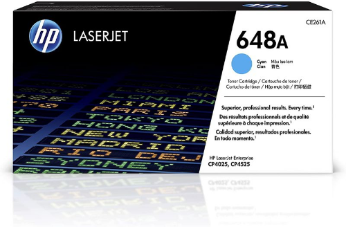 HP CE261A/648A Toner cartridge cyan, 11K pages ISO/IEC 19798 for HP CLJ CP 4025/4520