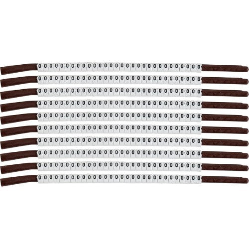 Brady SCN-15-O-CAP cable marker Black, White Nylon 300 pc(s)