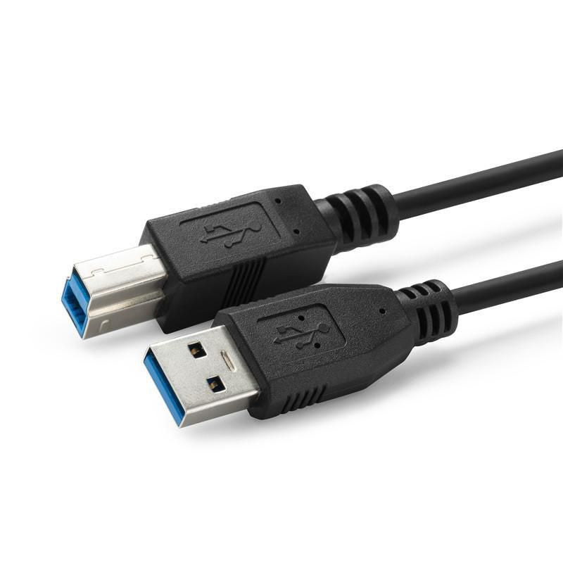 Microconnect USB3.0AB05B USB cable USB 3.2 Gen 1 (3.1 Gen 1) 0.5 m USB A USB B Black