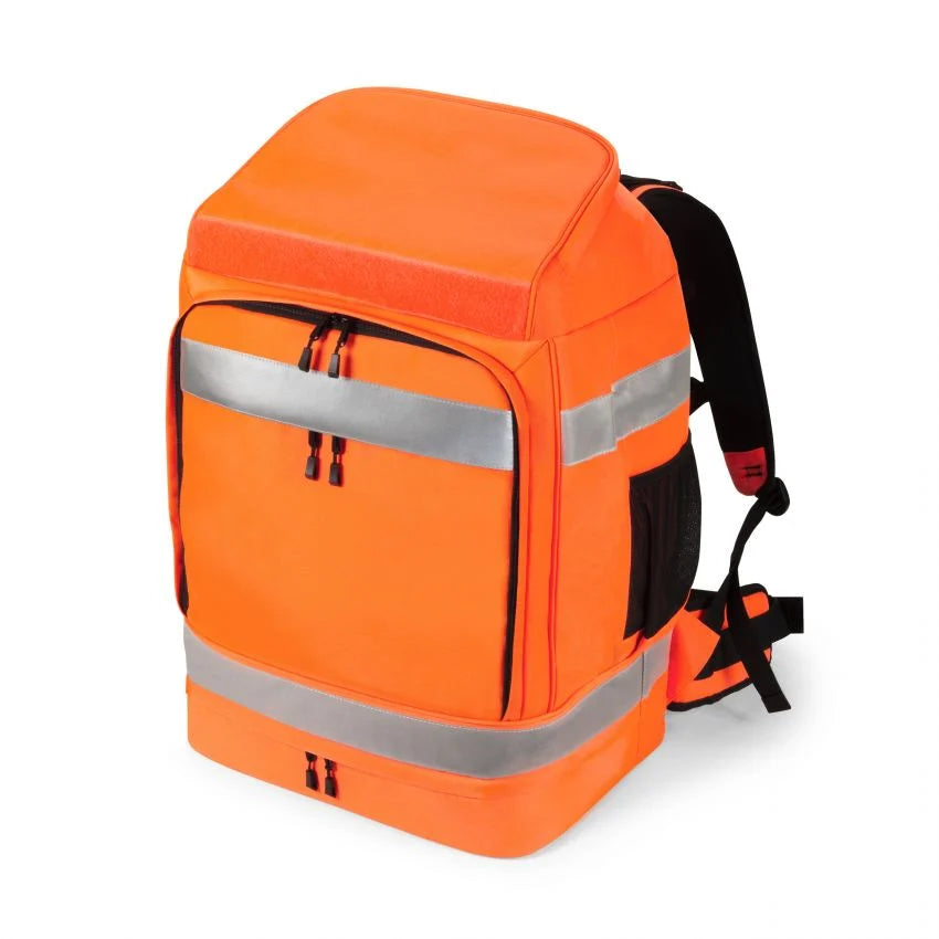 DICOTA Hi-Vis backpack Orange Polyethylene terephthalate (PET), Thermoplastic polyurethane (TPU)