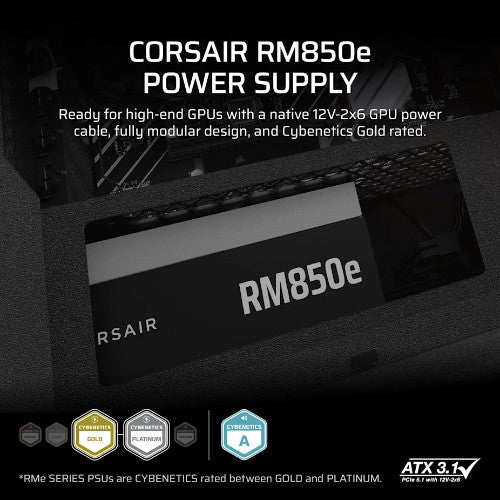 Corsair RM850e power supply unit 850 W 24-pin ATX ATX Black