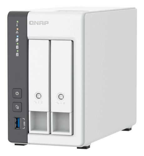 QNAP TS-216G NAS/storage server Tower Cortex-A Cortex-A55 4 GB HDD White