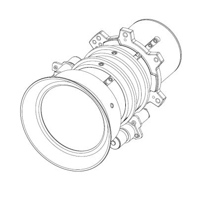 Barco R9832755 projection lens G60-W10, G60-W7, G60-W8, PGWU-62L, PGWU-62L-K