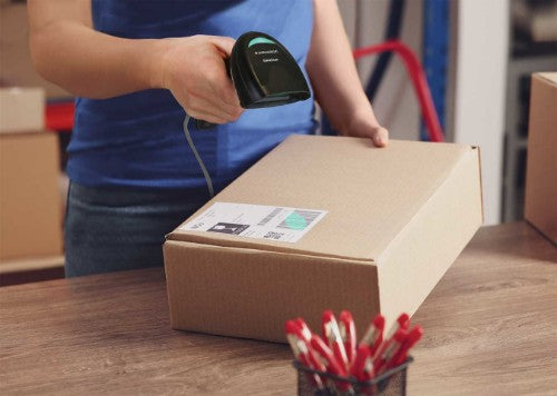 Datalogic QD2220 Handheld bar code reader 1D Laser Black