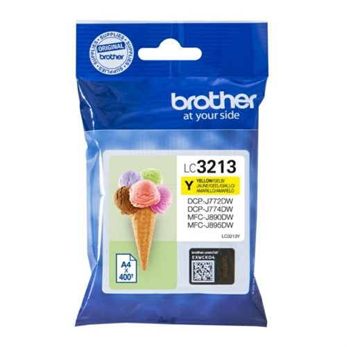 Brother LC-3213Y Ink cartridge yellow, 400 pages ISO/IEC 19752 for Brother DCP-J 772