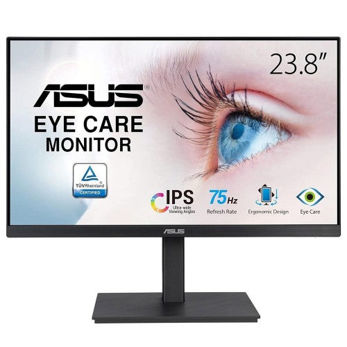 ASUS VA24EQSB computer monitor 60.5 cm (23.8") 1920 x 1080 pixels Full HD LED Black