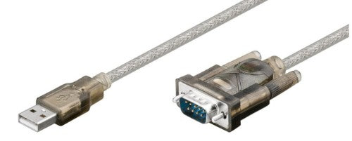 Microconnect 68875 serial cable Transparent 1.5 m USB Type-A