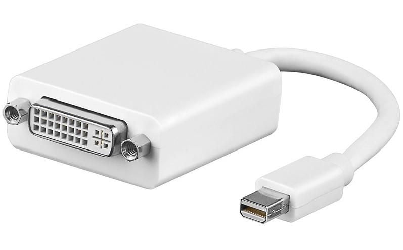 Microconnect MDPDVI video cable adapter 0.15 m Mini DisplayPort DVI-I White