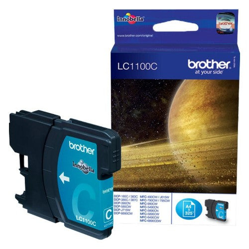Brother LC-1100C Ink cartridge cyan, 325 pages ISO/IEC 24711 5.5ml for Brother DCP 185 C/MFC 6490 C