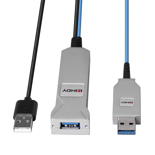 Lindy 30m Fibre Optic USB 3.0 Cable