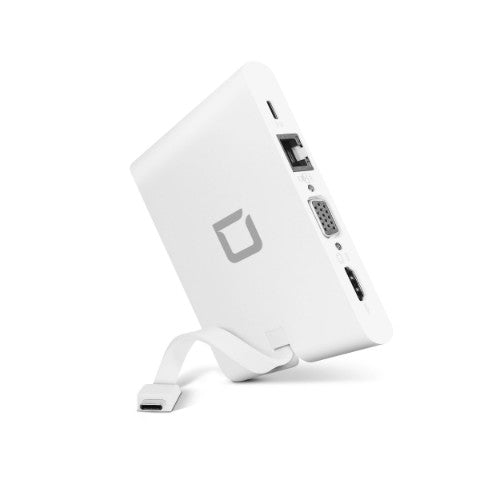 DICOTA D31729 laptop dock/port replicator White